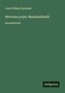 John William Nylander - Metsolan pojat; Maalaiselämää