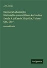 J. O. Åberg - Eleonora Lubomirski; Historiallis-romantillinen kertoelma Kaarle X ja Kaarle XI ajoilta, Toinen Osa, 1677