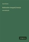 Aarni Kouta - Rakkauden temppeli; Runoja