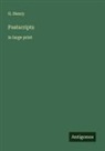 O. Henry - Postscripts