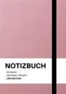 Notebo A4, Notebook A4, Notizbuch A4, Notizbuch A4 blanko rosa - Notizbuch A4 blanko rosa - 100 Seiten Soft Cover - FSC Papier