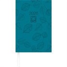 Zettler Buchkalender 1T/1S türkis Blauer Engel 2026 - Timer 15 × 21 cm, 1 Tag pro Seite, Recyclingpapier, nachhaltig zertifiziert