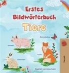 Kidkiddos Books - First Picture Dictionary - Animals (German Children's Book)