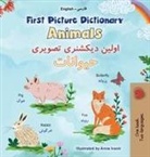Kidkiddos Books - First Picture Dictionary - Animals (English Farsi Bilingual Children's Book)