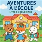 Chris Martin - Aventures à l'école - Livre de coloriage
