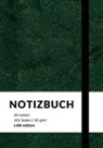 Notebook A5, Notizbuch A5 - Notizbuch A5 kariert - 100 Seiten 90g/m² - Soft Cover grün - FSC Papier