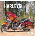 Christian Popkes, Christian Popkes - Alpha Edition - Harleys Kalender 2026 - Wandkalender 30x30 cm - Für Harley-Davidson Fans - 12 Fotografien von Christian Popkes, viel Platz für Notizen, mit Feiertagen & Ferienterminen