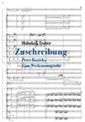 Habakuk Traber - ZUSCHREIBUNG