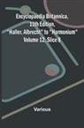 Various - Encyclopaedia Britannica, 11th Edition, "Haller, Albrecht" to "Harmonium" Volume 12, Slice 8