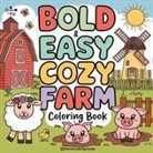Revive Coloring Books - Bold & Easy Cozy Farm Coloring Book