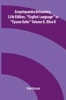 Various - Encyclopaedia Britannica, 11th Edition, "English Language" to "Epsom Salts" Volume 9, Slice 6