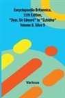 Various - Encyclopaedia Britannica, 11th Edition, "Dyer, Sir Edward" to "Echidna" Volume 8, Slice 9