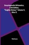 Various - Encyclopaedia Britannica, 11th Edition, "English History" Volume 9, Slice 5