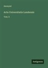 Anonymt - Acta Universitatis Lundensis
