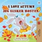 Shelley Admont, Kidkiddos Books - I Love Autumn (English Norwegian Bilingual Children's Book)