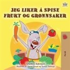 Shelley Admont, Kidkiddos Books - I Love to Eat Fruits and Vegetables (Norwegian Book for Kids)