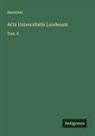 Anonymt - Acta Universitatis Lundensis