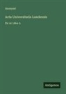 Anonymt - Acta Universitatis Lundensis