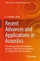 A I Komkin, A. I. Komkin, A.I. Komkin - Recent Advances and Applications in Acoustics