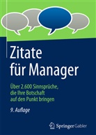 Springer Fachmedien Wiesbaden GmbH, Springer Fachmedien Wiesbaden GmbH - Zitate für Manager