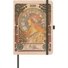 Alfons Mucha - teNeues - ArtDiary Alfons Mucha 2026 - Buchkalender 16x22 cm | Wochenkalender mit Jugendstil-Motiven f&uuml;r Mucha-Fans & Kunstliebhaber
