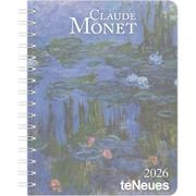 Claude Monet - teNeues - Claude Monet Diary 2026 - Buchkalender 17x22 cm | Wochenkalender Deluxe mit Impressionismus-Motiven für Monet-Fans & Kunstliebhaber Diary