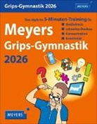 Philip Kiefer - Meyers Grips-Gymnastik Tagesabrei&szlig;kalender 2026 - Das t&auml;gliche 5-Minuten-Training f&uuml;r Ged&auml;chtnis, schnelles Denken, Konzentration, Kreativit&auml;t