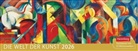 Die Welt der Kunst Premium-Tischplaner 2026 - Wochenkalender mit 53 Meisterwerken