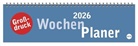 Großdruck Wochenquerplaner 2026