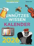 Gerald Drews, Matthias Feldbaum - Unnützes Wissen Kalender 2026. Der beliebte, aber überflüssige Abreißkalender Skurrile Fakten, die kein Mensch braucht
