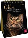 Groh Verlag - Wochenkalender 2026: Goldene Katzenweisheiten f&uuml;r jeden Tag