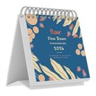 Flow - Der Slow Down Kalender 2026 - Tischkalender 16x17 cm mit 53 Denkanstößen & Tipps für mehr Achtsamkeit, inspirierender Aufstellkalender für Alltag & Büro
