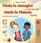 Kidkiddos Books - Words in Pictures - My Day (Italian English Bilingual Children's Book)
