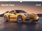 N Neumann - Sports Cars Kalender 2026 - Wandkalender DIN A3 (ca. 42×30 cm) mit 12 Luxusauto-Motiven, 4-sprachigem Kalendarium & Spiralbindung, exklusiver Bildkalender für PS- & Sportwagenfans