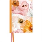 DUMONT - Bright Flowers Taschenkalender 2026 - Terminplaner mit Wochenkalendarium - 11 x 16 cm - Florales Blumen-Design
