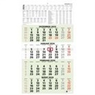 Zettler 4-Monatskalender grün Blauer Engel 2026 - Wandkalender 33 × 59 cm mit Datumsschieber, 4 Monate pro Blatt, Kopftafel 15 cm, Wochenzählung, Jahresübersicht, Recyclingpapier, nachhaltig