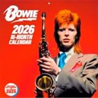 Pyramid - DAVID BOWIE 2026 – Broschürenkalender 30×30 cm mit ikonischen Musiklegenden-Motiven – Wandkalender für Fans des Starman & Rockgeschichte