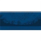 Alpha Edition - Tisch-Querkalender Nature Line Ocean 2026 - Tischkalender quer 29,7×13,5 cm mit Wochenübersicht & Notizbereich, umweltfreundlicher Büroplaner mit Hardcover für Arbeit & Zuhause