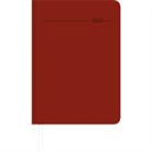 Zettler Wochenplaner Tucson rot A5 128 Seiten 2026 - Wochenkalender 15 × 21 cm, 1 Woche/2 Seiten, Tucson-Einband, Zeiteinteilung 7-22 Uhr, Monats- & Jahresübersichten, FSC-zertifiziert, viersprachig