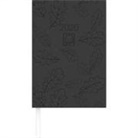 Zettler Buchkalender 1T/1S schwarz Blauer Engel 2026 - Bürokalender 15 × 21 cm, 1 Tag pro Seite, Recyclingpapier, FSC, Tagesplaner mit Stundenplan 7-19 Uhr, Leseband & Eckperforation