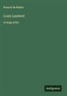 Honoré de Balzac - Louis Lambert