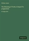 William James - The Meaning of Truth; A Sequel To pragmatism