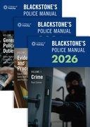 Paul Connor - Blackstone's Police Manuals Three Volume Set 2026