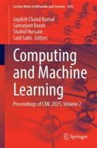 Jagdish Chand Bansal, Samarjeet Borah, Shahid Hussain, Shahid Hussain et al, Said Salhi - Computing and Machine Learning