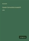 Anonymt - Upsala Universitets Arsskrift