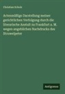 Christian Scholz - Actenmäßige Darstellung meiner gerichtlichen Verfolgung durch die literarische Anstalt zu Frankfurt a. M. wegen angeblichen Nachdrucks des Struwelpeter