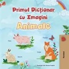 Kidkiddos Books - First Picture Dictionary - Animals (Romanian Children's Book)