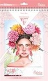 Clairefontaine - ODELIA, Ausmalblock Mixed Media, 20 Blatt A4 250g, Spiralbindung, Frauen