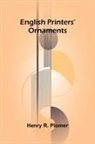 Henry R. Plomer - English printers' ornaments