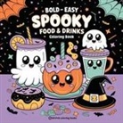 Revive Coloring Books - Bold & Easy Spooky Food & Drinks Coloring Book